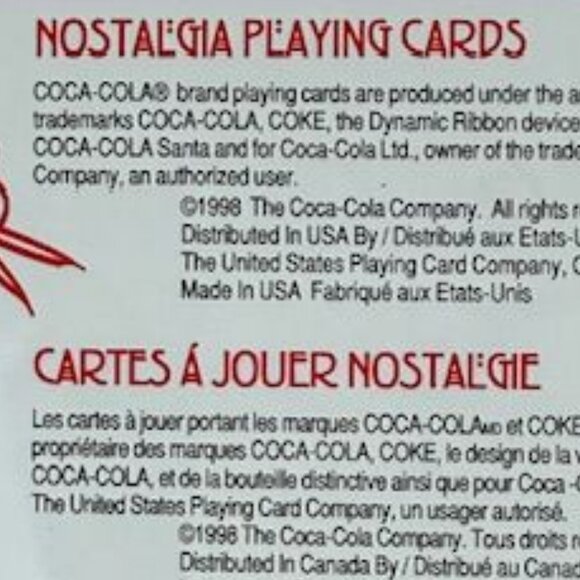 Vintage Coca-Cola Santa 'For Sparkling Holidays' Tin + 2 Decks of Playing Cards - Picture 5 of 13